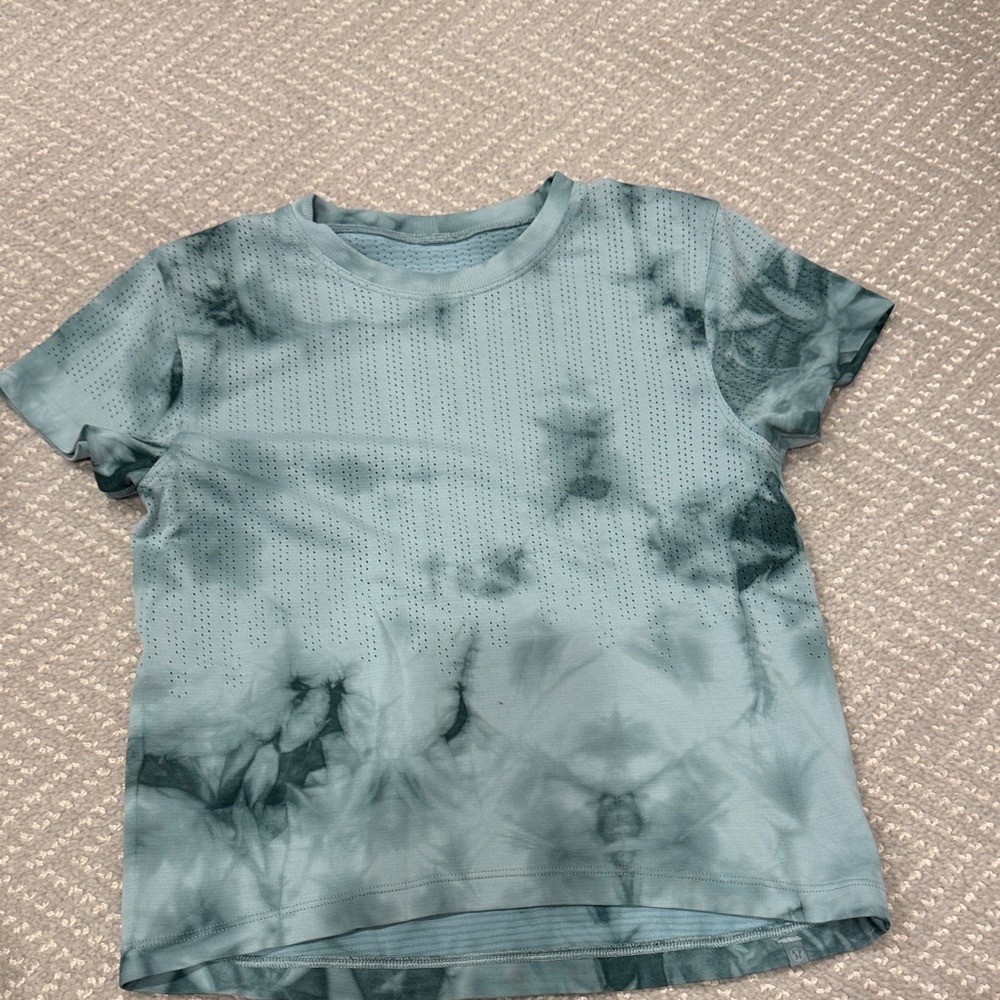 Lululemon Athletica Tie-Dye Short Sleeve Tee - Blue